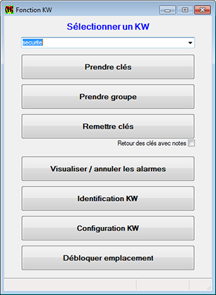 fonctionnalités du du logiciel Keypro 3